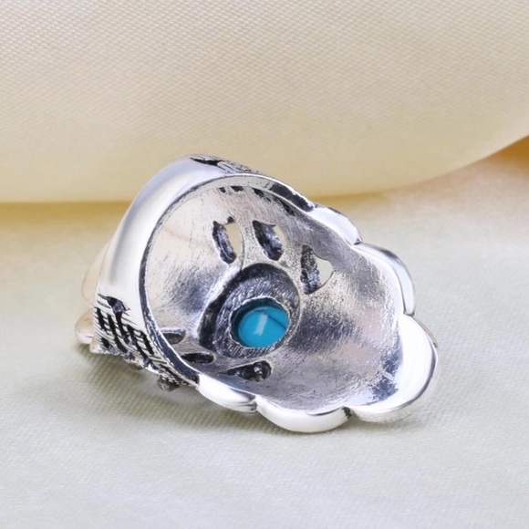 Vintage Style Turquoise Ring - Picture 3 of 6